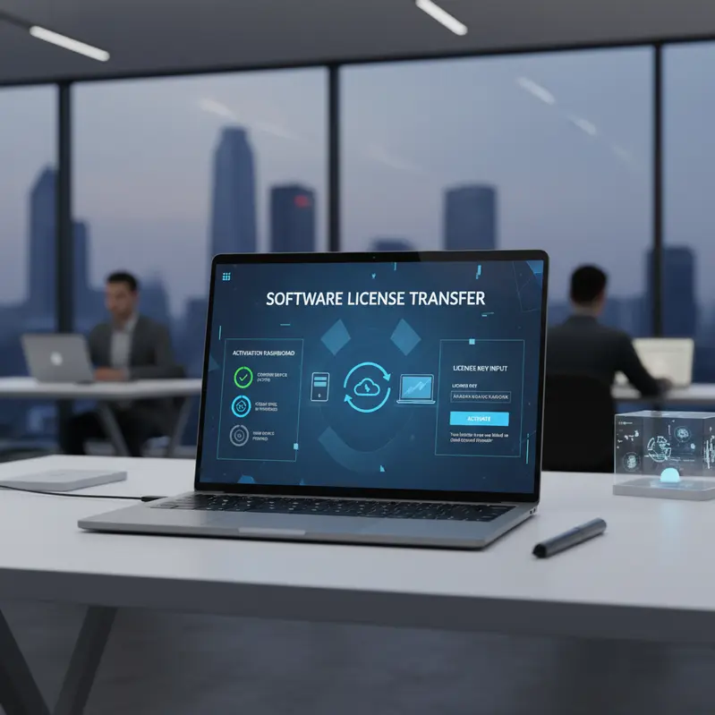 how to transfer office license to new computer