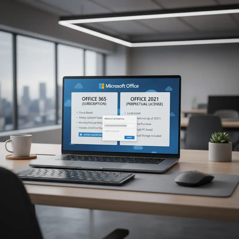 what is the difference between office 365 and office 2021